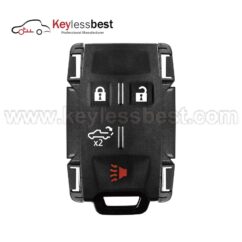 Chevrolet 4 buttons 434MHz FCC ID: M3N-32337200 Part Number: 84209237 IC: 7812A-32337200 Buttons: Lock, Unlock, Panic, Trunk 2017-2021 Chevrolet Silverado 2019-2021 GMC Sierra 2021 Chevrolet Colorado