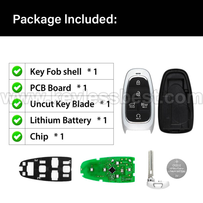 2019 - 2023 Hyundai Sonata / 5 Buttons Keyless Entry Remote / TQ8-FOB-4F27 / PN: 95440-L1010 / 47 - Image 6