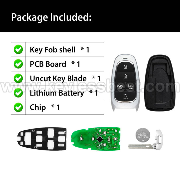 2022-2023 Hyundai Santa Cruz / 5 Buttons Keyless Entry Remote / TQ8-FOB-4F27 / PN: 95440-K5012 / 47 - Image 6