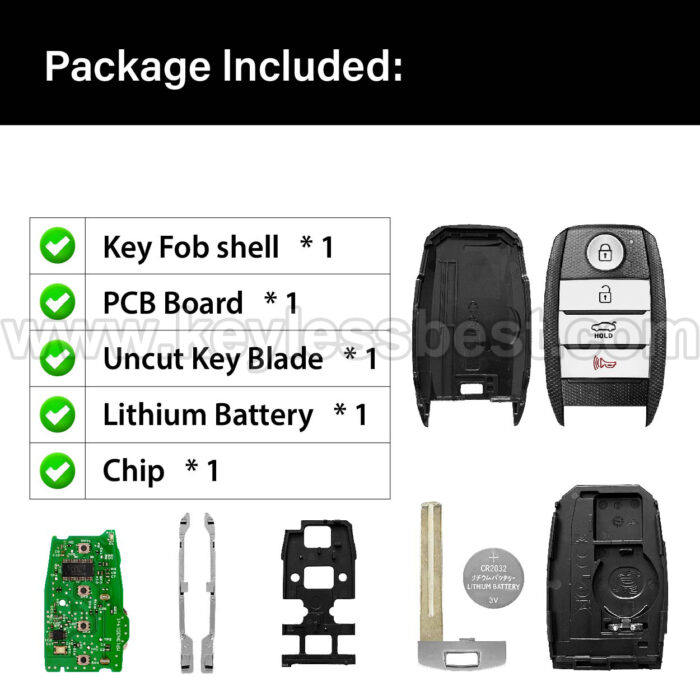 2019-2021 Kia Forte / 4 Buttons Keyless Entry Remote / CQOTD00660 / PN: 95430-M6000 - Image 6
