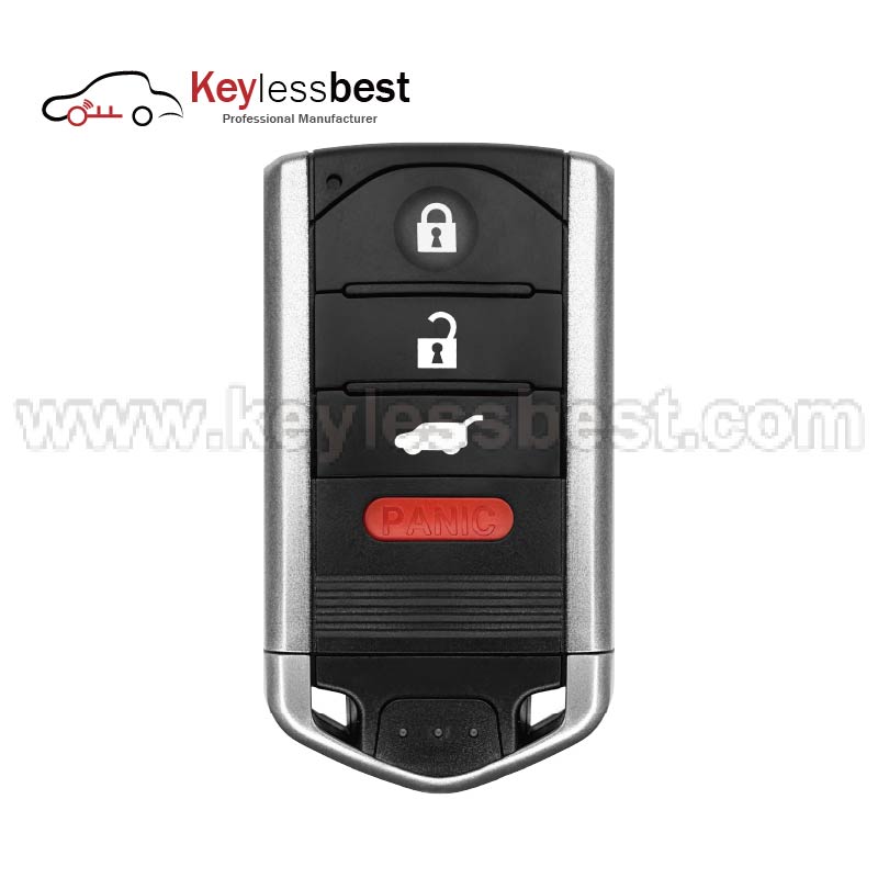 Honda 4 buttons 314MHz FCC ID: M3N5WY8145 IC: 267F-5WY8145, RCPSIM308-0814 PN: 72147-TK4-A71, 72147-TK4-A81 Buttons: Lock, Unlock, Panic, Trunk 2009 - 2014 Acura TL