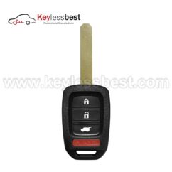 Honda 4 button SUV 313.8MHz Chip : 47 FCC ID: MLBHLIK6-1T IC: 2500A-HLIK61T PN: 35118-T0A-A30 Buttons: Lock, Unlock, Hatch, Panic 2014 - 2016 Honda CR-V LX 2016 - 2016 Honda CR-V SE 2016 - 2019 Honda HR-V LX