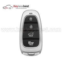 Hyundai 4 buttons 434MHz 47 CHIP FCC ID: TQ8-FOB-4F20 IC: 5074A-FOB4F20 PN: 95440-M5300, 95440-M5310 Buttons: Lock, Unlock, Panic, Hatch Battery: CR2032 Test Key: LXP90 2019 - 2023 Hyundai Nexo