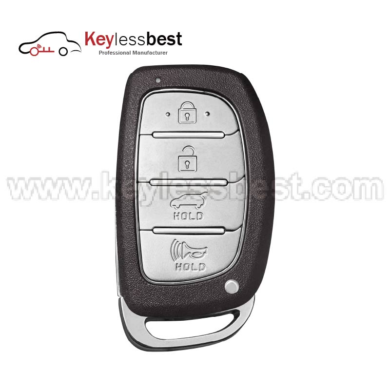 Hyundai 4Buttons 434MHz Chip: 47 HITAG3 FCC ID: TQ8-FOB-4F11 IC: 5074A-FOB4F11 PN: 95440-D3510 95440D3510 Buttons: Lock, Unlock, Panic, Hatch 2019 - 2021 Hyundai Tucson