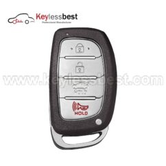 Hyundai 4Buttons 434MHz Chip: 47 HITAG3 FCC ID: CQOFD00120 IC: 1551E-FD00120 PN: 95440-F2000, 95440-F3000 Buttons: Lock, Unlock, Trunk, Panic 2016 - 2018 Hyundai Elantra