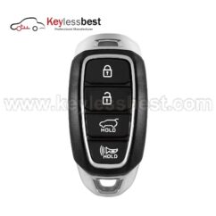 Hyundai 4 buttons 434MHz FCC ID: NYOSYEC4FOB1608 IC: SYEC4FOB1608 PN: 95440-G3000 Buttons: Lock, Unlock, Hatch, Panic Aftermarket Emergency Key Included: EKB-HY-003 Test Key: KK12 Battery: CR2032 2018 - 2020 Hyundai Elantra (GT models only) 2018 - 2021 Hyundai Accent Limited