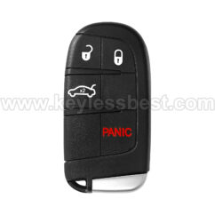 2011 - 2021 Dodge Chrysler Fiat Charger Dart Challenger Journey DURANGO Challenger SRT Hellcat 300 200 500X / 4 Buttons Keyless Entry Remote / M3N40821302 / PN: 68051387AC 68051387AH 68051387 56046768AA 68051387AD / 46