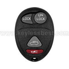 2001-2007 Buick Oldsmobile Pontiac Century Rega Intrigue Grand Prix Rendezvous Aztek / 4 Buttons Keyless Entry Remote / L2C0007T / PN:10335588, 9364556-4575