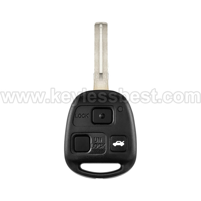 1998-2005 Lexus ES300 GS300 GS400 GS430 IS300 LS400 / 3 Buttons Keyless Entry Remote / HYQ1512V / PN: 89070-50170 LXR2 RHK-LEXUS-3B1 / ID 4C