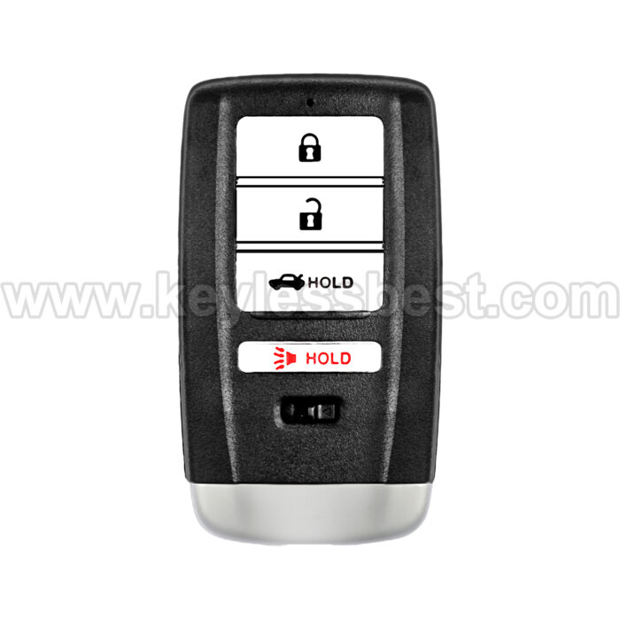 2015-2020 Acura ILX RLX TLX / 4 Buttons Keyless Entry Remote / KR5V1X / PN: 72147-TX6-A22 72147-TZ3-A01 72147-TZ3-A11 / 47