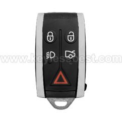 2007-2015 Jaguar XF XFR XK XKR XJ8 XK8 / 5 Buttons Keyless Entry Remote / KR55WK49244 / PN: 6W83 15K601 EB, 267T-5WK49244