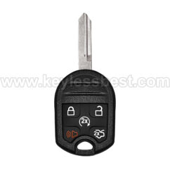 2006-2017 Ford Lincoln Mazda Edge Escape Expedition Explorer Five Hundred Flex Focus Freestyle Fusion Mustang Taurus Taurus X MKS MKX MKZ Navigator Zephyr Tribute / 5 Buttons Keyless Entry Remote / CWTWB1U793, OUC6000022 / PN: 164-R8000, 5921467 / 4D63 80Bit
