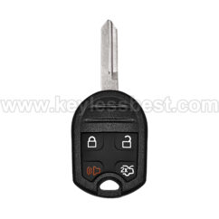 2005-2012 Ford Lincoln Mazda Mercury Edge Escape Expedition Explorer Five Hundred Flex Focus Freestyle Fusion Mustang Taurus  / 4 Buttons Keyless Entry Remote / OUCD6000022 / PN: 164-R7040, 5914457, 6E5T-15K601-AD / 4D63 80Bit
