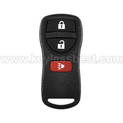 2002-2017 Infiniti Nissan FX35 FX45 QX4 Armada Frontier Murano NV1500, NV2500, NV3500 Pathfinder Titan Versa Xterra / 3 Buttons Keyless Entry Remote / KBRASTU15, CWTWB1U415, CWTWB1U733, CWTWB1U821 / PN: 28268-5W501, 28268-5W500, 28268-7Z800, 28268-C990A,28268-ZT03A