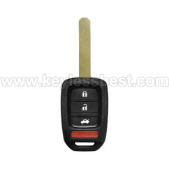 2016 - 2020 Honda Accord LX / LXS / SPORT Civic LX / 4 Buttons Keyless Entry Remote / MLBHLIK6-1TA / PN: 35118-T2A-A60 / 47