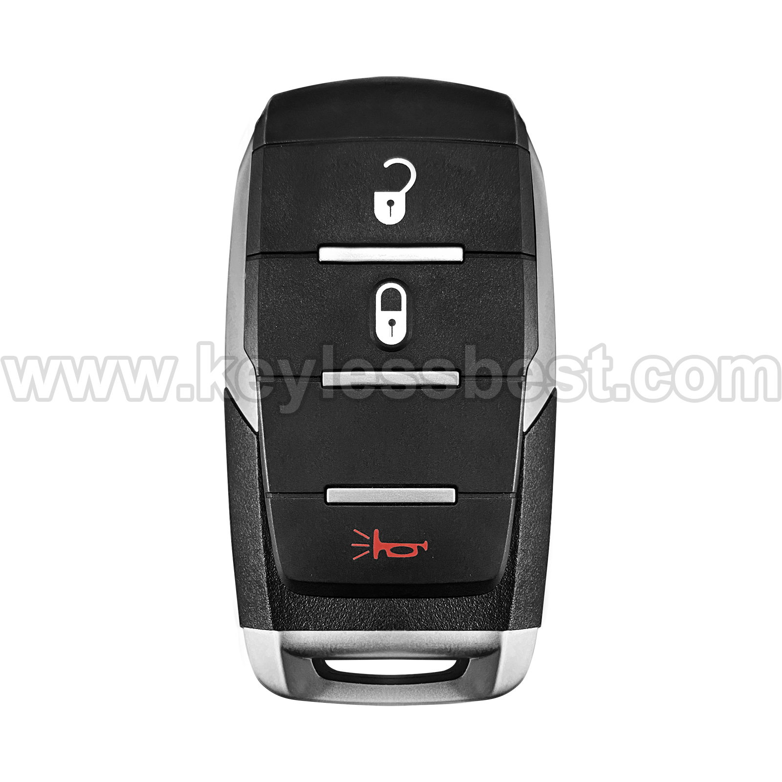 2019-2024 Dodge Ram 1500 Pickup / 3 Buttons Keyless Entry Remote / OHT-4882056 / PN:68291687AD, 68291687AB, 68291687AC, 68291687AD, 68291687AE, 68442905AB, 68575600AA
