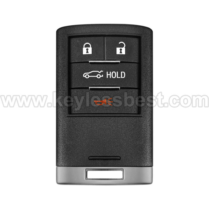 2013-2014 Cadillac XTS ATS / 4 Buttons Keyless Entry Remote / NBG009768T / PN:22856929, 5931855 / PCF7952