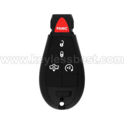 2013 - 2019 Dodge RAM Ram 1500 Classic / 5 Buttons Keyless Entry Remote / GQ4-53T / PN: 68159655AG, 68159655AF; 68159655AD; 68159655AB; 68159655AC / ID46/7961