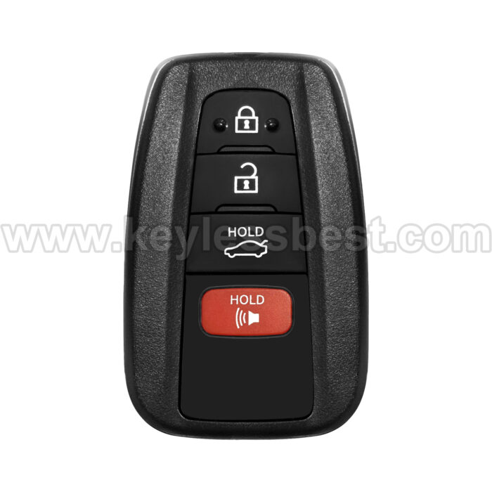 2018-2022 Toyota Camry Camry Hybrid / 4 Buttons Keyless Entry Remote / HYQ14FBC / PN: 89904-06220, 89904-06240, 89904-06200