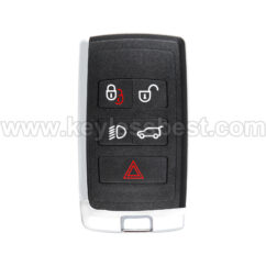 2010-2020 Jaguar Land Rover XE F-Pace F-Type XF XJ Range Rover Range Rover Evoque Range Rover Sport / 5 Buttons Keyless Entry Remote / KOBJTF10A