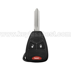 2004-2017 Chrysler Dodge Jeep 200 300 Aspen PT Cruiser Sebring Avenger Caliber Charger Dakota Durango Magnum Nitro Ram Commander Compass Grand Cherokee Liberty Patriot Wrangler / 3 Buttons Keyless Entry Remote / OHT692427AA, OHT692713AA, KOBDT04A / PN: 56040649ac 56040649 05175789AA 05175786AA 05175817AA  / 46