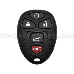 2005-2017 Cadillac GMC Chevrolet Buick Saturn Pontiac Suzuki / 5 Buttons Keyless Entry Remote / OUC60270 & OUC60221 / PN:10337867 1591286