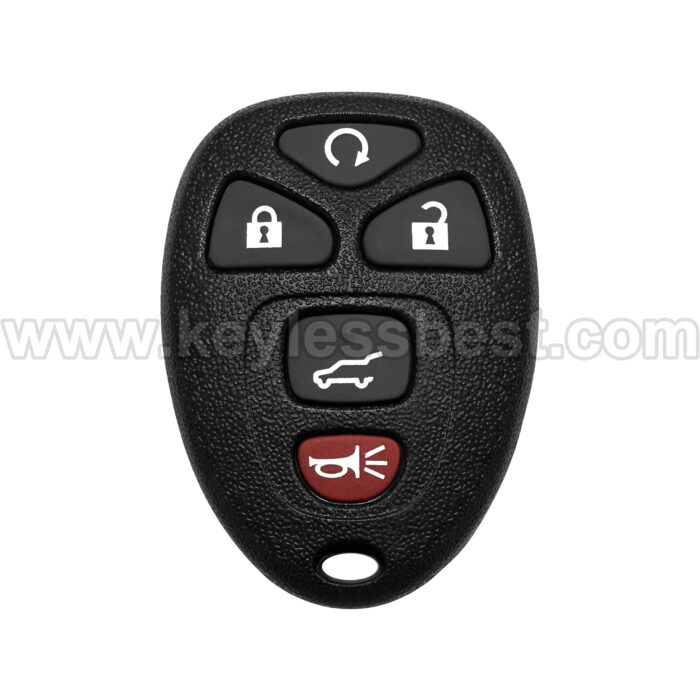 2005-2017 Cadillac GMC Chevrolet Buick Saturn Pontiac Suzuki / 5 Buttons Keyless Entry Remote / OUC60270 & OUC60221 / PN:10337867 1591286