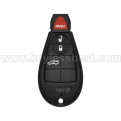 2008-2014 Dodge Jeep Chrysler Charger Grand Cherokee 300 Magnum Challenger / 4 Buttons Keyless Entry Remote / M3N5WY783X, IYZ-C01C / PN: AF05026886AE 05026886AF 05026886AG 56046695AD  / ID46