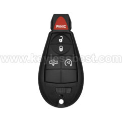 2013-2019 Dodge RAM Ram 1500 Classic / 5 Buttons Keyless Entry Remote / GQ4-53T / PN: 68159655AG, 68159655AF; 68159655AD; 68159655AB; 68159655AC / ID46/7961