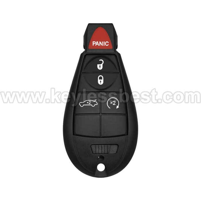 2008-2014 Dodge Jeep Chrysler Charger Grand Cherokee 300 Magnum Challenger Durango / 5 Buttons Keyless Entry Remote / M3N5WY783X, IYZ-C01C / ID46