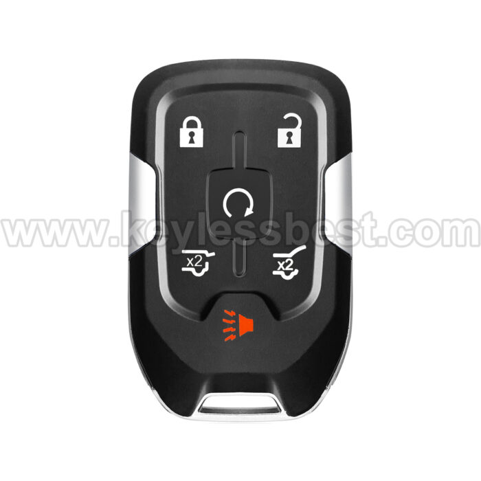 2015 - 2020 GMC Chevrolet Yukon Yukon XL Suburban Tahoe / 6 Buttons Keyless Entry Remote / HYQ1AA / PN: 13580804, 13508278