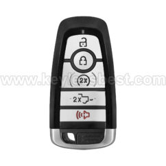 2017-2022 Ford F-150 F-150 Raptor F-250 F-350 F-450 F-550 / 5 Buttons Keyless Entry Remote / M3N-A2C93142600 / PN: 164-R8166, 5929503 / 49