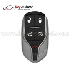 Maserati 5 buttons 433MHz FCC ID: M3N-7393490 IC: 7812A-7393490 PN: 5923336 Buttons: Unlock, Lock, Trunk , Remote Start,Panic 2014 - 2018 Maserati Ghibli 2014 - 2016 Maserati Quattroporte 2017 - 2020 Maserati Levante