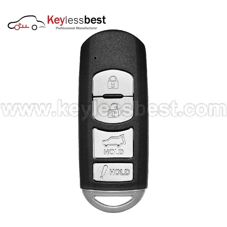 Mazda 4 buttons 315MHz FCC ID: WAZSKE13D02 IC: 662F-SKE13D01 662F-SKE13D02 PN: GJY9-67-5DY, GJY9-67-5RY Buttons: Lock, Unlock, Hatch, Panic 2017 - 2020 Mazda CX-5 with Power Liftgate 2016 - 2020 Mazda CX-9 with Power Liftgate