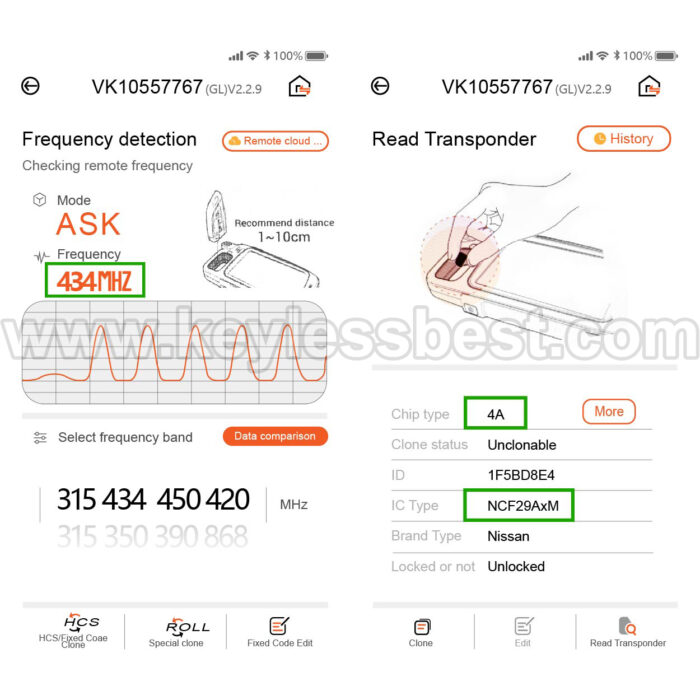 2019-2020 Nissan Maxima / 5 Buttons Keyless Entry Remote / KR5TXN7 / PN:285E3-9UF7A 285E3-9UF7B - Image 5