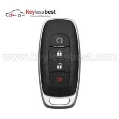Nissan 4 buttons 434MHz FCC ID: KR5TXPZ1 PN: 285E3-6RA5A Buttons: Remote Start, Lock, Unlock, Panic Aftermarket Emergency Key Included: EKB-NIS-KR5T Test Key: DA342022-2025 Nissan Kicks 2022-2025 Nissan Rogue 2022-2025 Nissan Pathfinder