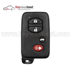 Toyota 4 buttons 315MHz FCC ID: HYQ14AAB IC: 1551A-14AAB E-Board ID: # 271451-3370 PN: 89904-06130 2007-2012 Toyota Avalon LE 2007-2011 Toyota Camry (must match both FCC and board) 2011-2013 Toyota Corolla (must match both FCC and board)
