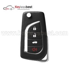 Toyota 4 buttons 315MHz Chip: 67 FCC ID: GQ43VT20T PN: 89742-AE011 Buttons: Lock, Unlock, Trunk, Panic 2008-2010 Toyota Highlander 2008-2010 Toyota Sequoia 2004-2010 Toyota Sienna 2005-2010 Toyota Tundra 2005-2010 Toyota Tacoma