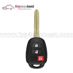 2013 - 2019 Toyota Prius C (original key part # 89070-52F50; non-transponder) 2013 - 2017 Toyota RAV4 Japan (original key part # 89070-42820; non-transponder) 2016 - 2019 Toyota Tacoma 2014 - 2017 Toyota Camry