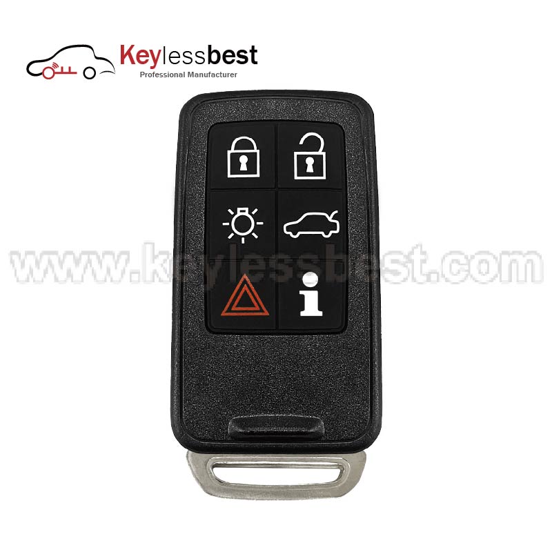 Volvo 6 buttons 433MHz Chip:ID46 FCC ID: KR55WK49266 IC: 267T-5WK49266, RCPSI5W06-380 PN: 30659498 Buttons: Lock, Unlock, Panic, Trunk, Lights, PCC 2015 - 2016 Volvo S60 2016 - 2018 Volvo S60 Cross Country 2016 - 2018 Volvo S60L 2007 - 2016 Volvo S80 2014 - 2018 Volvo V60 2015 - 2018 Volvo V60 Cross Country 2008 - 2010 Volvo V70 2009 - 2016 Volvo XC60 2008 - 2016 Volvo XC70