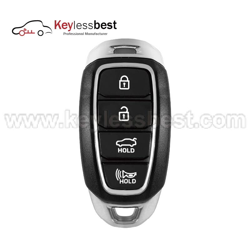 Hyundai 4 buttons 434MHz Chip:6A FCC ID: NYOSYEC4FOB1608 PN: 95440-J0100 IC: 3109A-SYECFOB1608 Buttons: Lock, Unlock, Panic, Hatch Battery: CR2032 Test Key: KK12 2018 - 2021 Hyundai Accent Limited PLEASE VERIFY PART # ACCORDING TO THE VEHICLE’S VIN # CERTAIN HYUNDAI / KIA VEHICLES CAN HAVE 2 POSSIBLE REMOTES