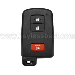 2012-2021 Toyota Highlander Land Cruiser Prius C Sequoia Tacoma Tundra 4Runner / 3 Buttons Keyless Entry Remote / HYQ14FBA / PN: 89904-0E091 89904-60J70 89904-0E090 89904-60J70R