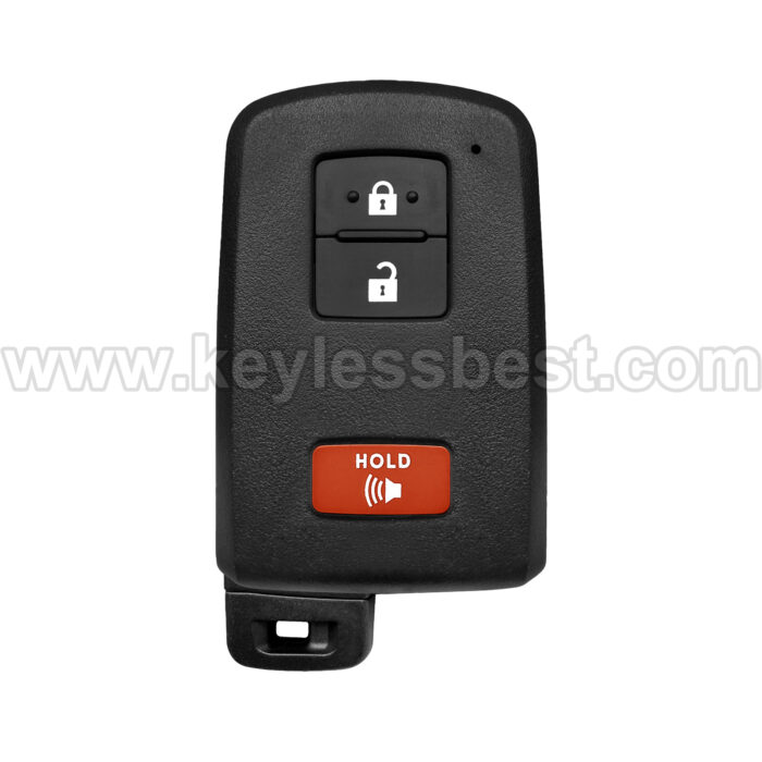2012-2021 Toyota Highlander Land Cruiser Prius C Sequoia Tacoma Tundra 4Runner / 3 Buttons Keyless Entry Remote / HYQ14FBA / PN: 89904-0E091 89904-60J70 89904-0E090 89904-60J70R