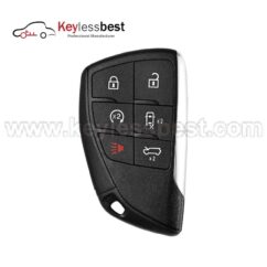 GMC 6 buttons 434MHz 49Chip FCC ID: YG0G21TB2 PN: 13542579, 13560223 Buttons: Lock, Unlock, Panic, Remote Start, Hood, R Door Test Key: HU100 Battery: CR2450 2024 - 2026 GMC HUMMER EV